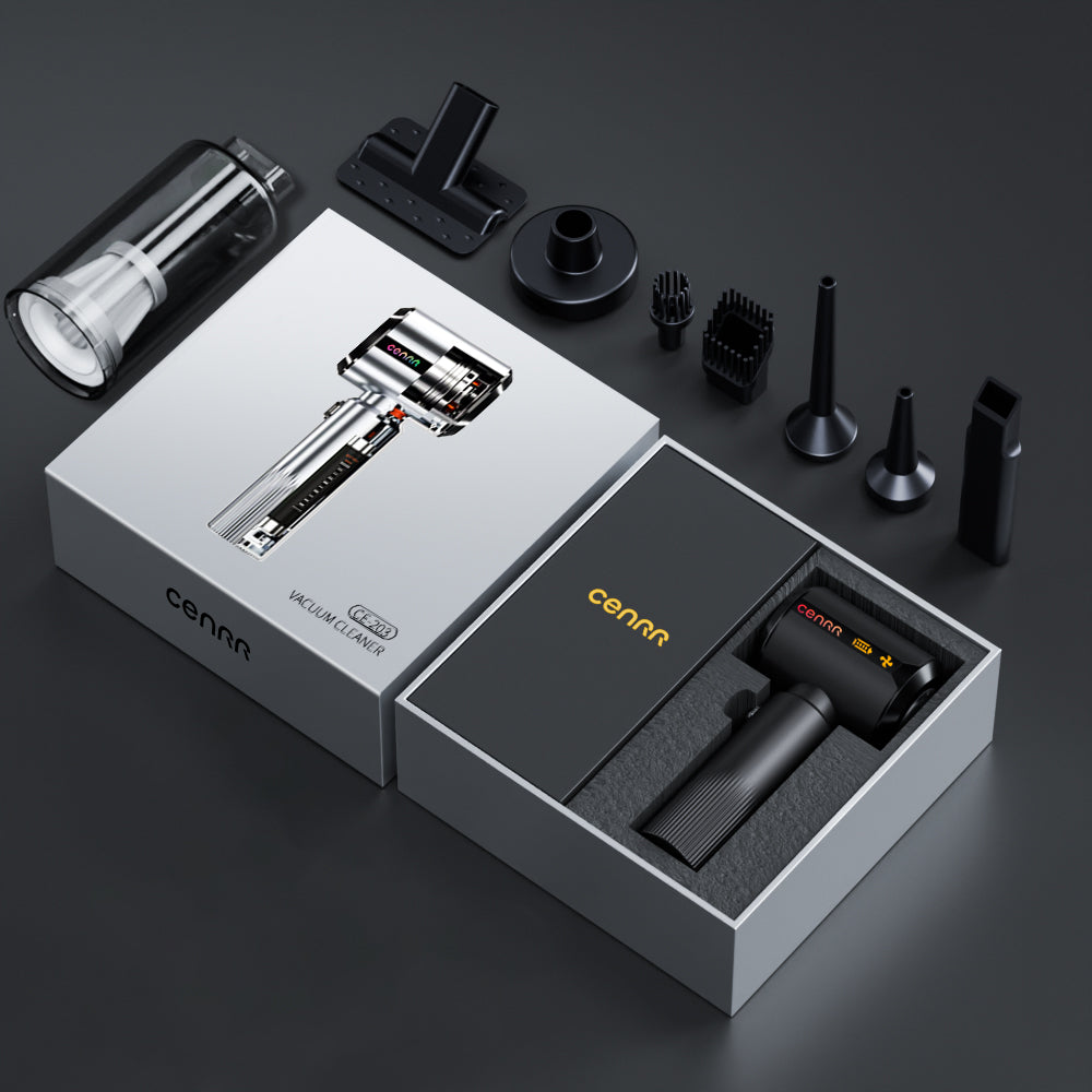 CENRR CE-203 Powerfurl LED Display Car Vacuum Cleaner